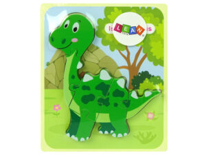 Fa puzzle dinoszaurusz Isanosaurus zöld 10345