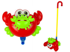 Tolókaros bot piros rák hanggal 12075