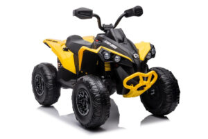Can-am DK-CA002 12V Elektromos Quad 4 motoros 2,4 GHz szülői távirányítóval sárga 13587