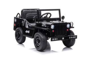 Willys S JH-103 fekete 4x4 12V Elektromos kisautó 14976