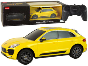 Autó R/C Porsche Macan Turbo 1:24 Rastar sárga 15269