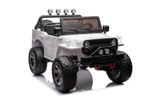 JH-102 fehér 4x4 24V Elektromos kisautó 4 motorral szülői távirányítóval 15835