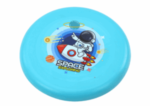 űrhajós motívummal díszített kék repülő Frizbi korong 20cm 17517