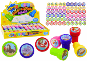 Dekoratív bélyegek 12 víziállat minta 6 színben 17965