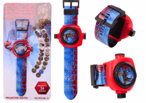 Elektronikus óra dinoszaurusz vetítővel, 24 diával 17979