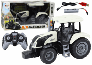 Távirányítós Tractor RC 2.4G Fehér hangzik 18620