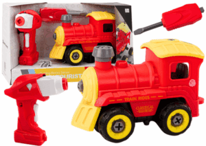 Távirányítós RC forgómozdony, piros 18675