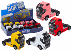 Teherautó pótkocsi nélkül 1:32 Dönthető fém lombkorona Fények Hangok Hajtás 18850