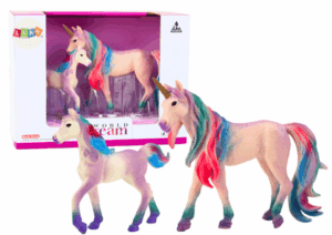 Gyűjthető figurák Unicorn with Little Purple 2 db 19000