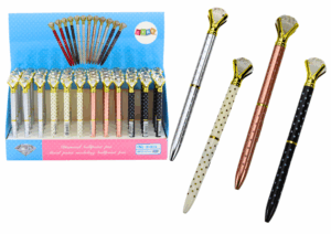 Gyémánt golyóstoll pontozott kék utántöltő 0,7 mm-es keverék 19632