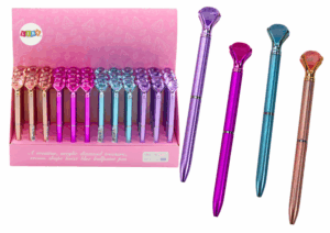 Gyémánt golyóstoll matt kék utántöltővel, 0,7 mm-es keverék 19638