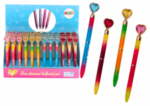 Gyémánt golyóstoll fényes kék utántöltő 0,7 mm-es keverék 19649