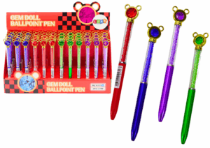 Egér golyóstoll Diamonds Blue Refill 0,7mm Mix 19652