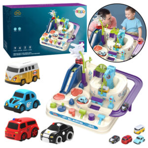 Akadálypálya interaktív parkoló gyerekeknek négy autó 20273