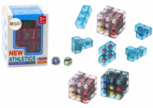Logic Blocks Puzzle Puzzle Cube játék Pink 20351
