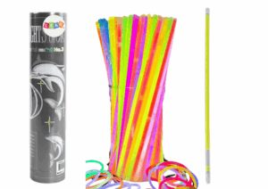 Fluoreszkáló fejpántok 100 darab, sok színben világít a sötétben 20402