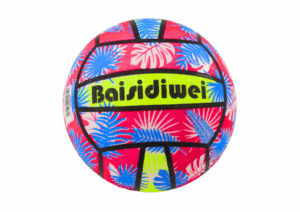 Gumilabda fényes levelek rózsaszín kék 24 cm 20536