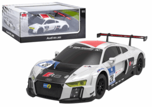 Autó R/C 1:24 Távirányítós Sport AUDI R8 LMS Fehér és fekete 20606
