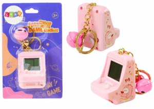 Elektronikus játék Tetris zsebkulcstartó rózsaszín 20661