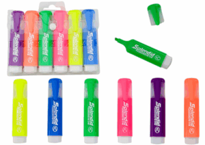 Kiemelő toll szett pasztell színek 6db. 20742