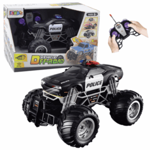 RC Police Off-Road Vehicle távirányítós 1:16 Lights Smoke 22692