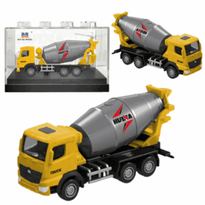 Betonkeverő fém gyűjthető modell Huina Yellow 1:80 22735