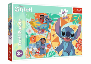 Puzzle 24 darabos puzzle. Maxi Merry Day Lilo&Stich Trefl 14365 24646