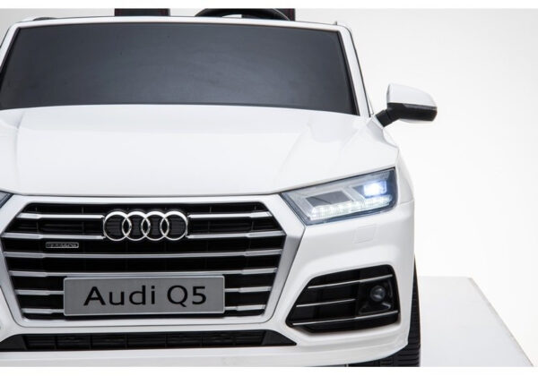 Audi Q5 2 személyes 12V 4 45W motorral elektromos kisautó,szülői távirányítóval fehér 3732 - Image 8