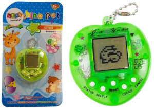 Tamagotchi Electronic Game Green rövid lánccal 4006