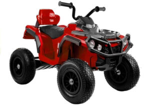 BMD0906 12V Elektromos Quad 2 db 45W motorral piros Fújható kerekekkel ,2,4 GHz szülői távirányítóval 4117
