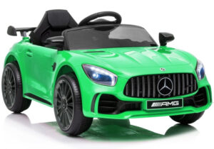 Mercedes SLS AMG GT R 12V elektromos kisautó 2 darab 35W motorral zöld 6480