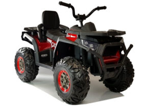 XMX607 12V Elektromos Quad 4 darab 45W motorral ,kulcsos indulással, EVA kerekekkel szülői távirányítóval lakkozott piros 7493