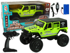 Rock Crawler 2,4 GHz Zöld 4x4 lengéscsillapítók 5726