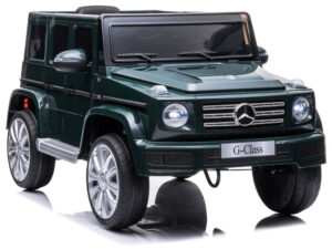Mercedes G-Class 12V Elektromos kisautó Zöld 2.4GHz szülői távirányítóval, nyitható ajtóval, EVA kerekekkel 7911