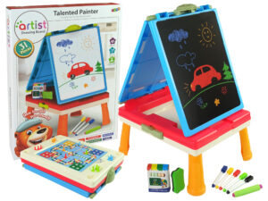 3 az 1-ben mágneses krétatábla, Játékasztal kék 9407