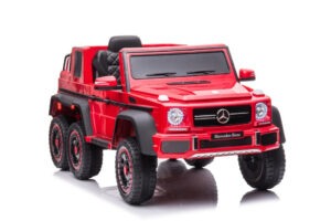 Mercedes Benz G63 piros 12V Elerktromos kisautó 9812