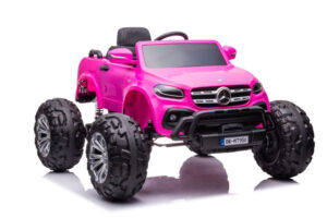 Mercedes DK-MT950 4x4 Barbie Pink 12V Elektromos kisautó LCD kijelzővel ,nyitható ajtókkal,szülői távirányítóval 9827